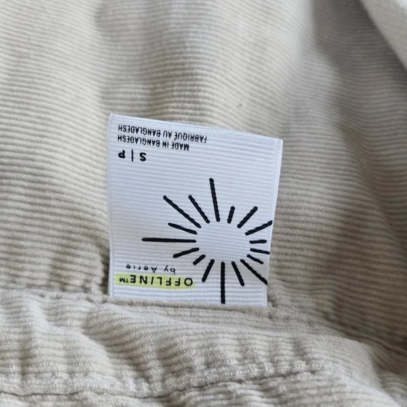 Aerie 3/4 Zip Beige Utility Jacket for Women Sz Small - Picture 3 of 8